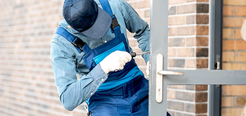 Pivot Storefront Door Locks Installation in Granite Bay, California